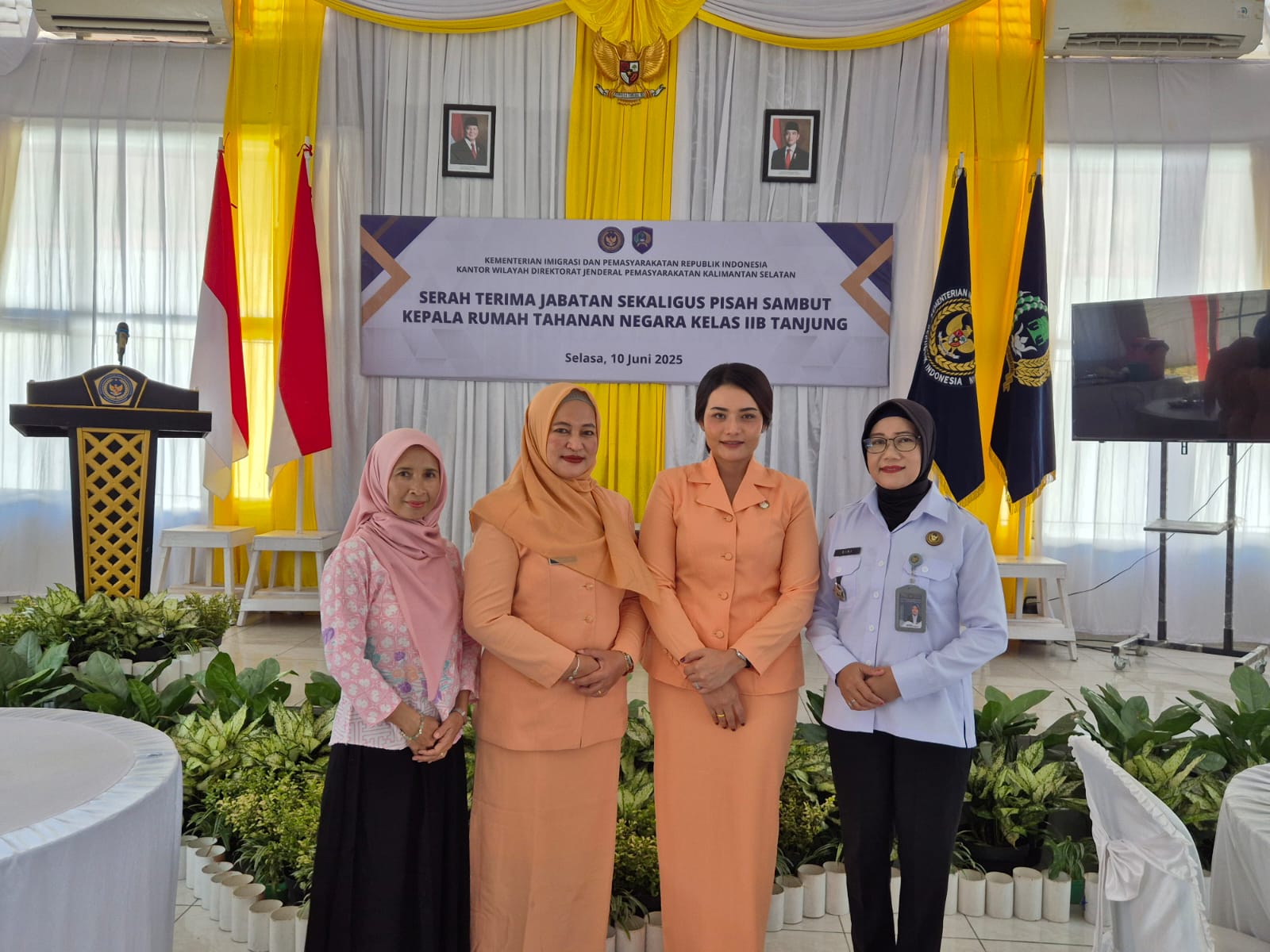 Kunjungan Serah Terima Jabatan Rutan Kelas IIB Tanjung